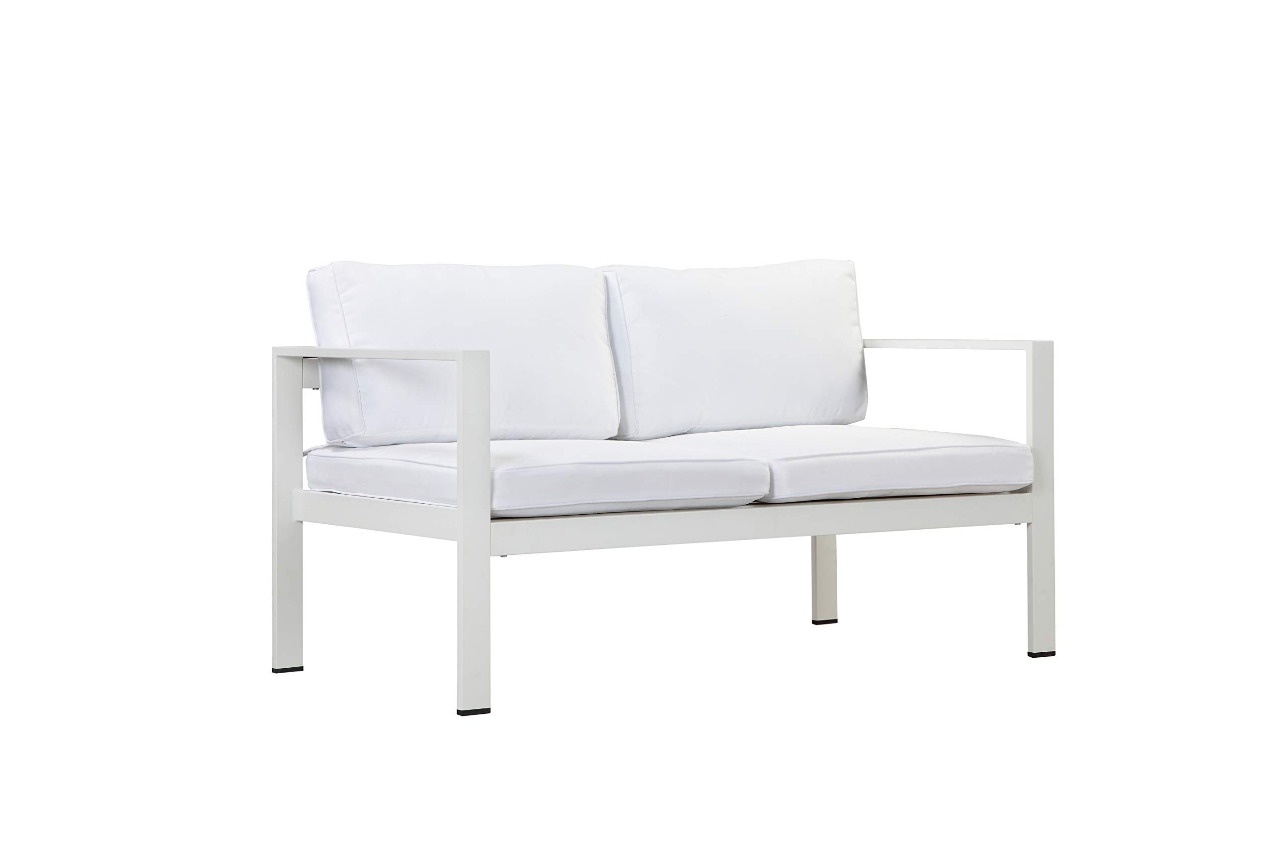 Pangea Home Karen Sf Wht Sofa, White